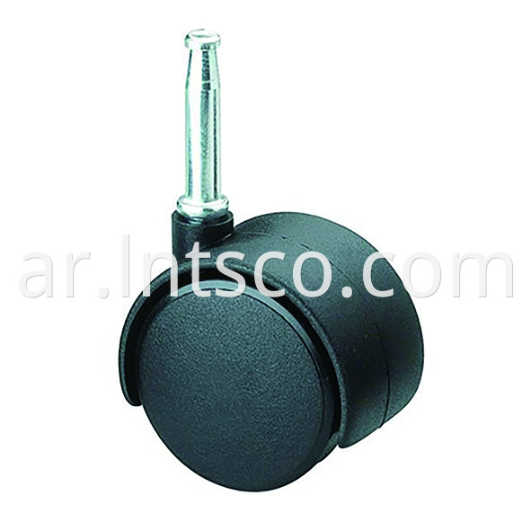Furniture Stem Swivel Casters with Nylon Wheels